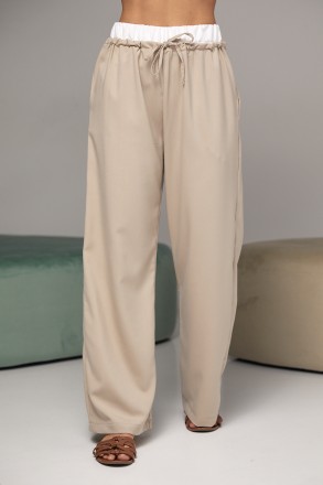 Прямые женские брюки на завязках - это просто находка и для рабочих будней, и дл. . фото 2