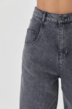 Джинсовые брюки с высокой посадкой – базовая вещь в повседневном гардеробе.
 Кла. . фото 5