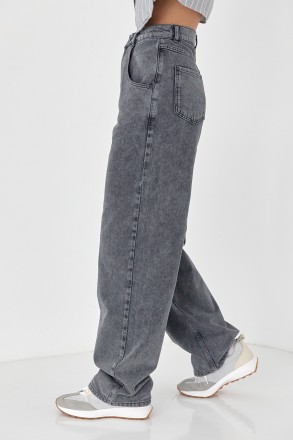 Джинсовые брюки с высокой посадкой – базовая вещь в повседневном гардеробе.
 Кла. . фото 6