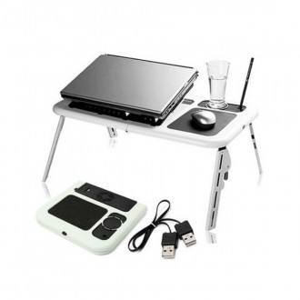 Складаний столик-підставка для ноутбука з кулером E-Table LD09
Оригінальний, ком. . фото 9