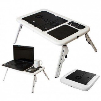 Складаний столик-підставка для ноутбука з кулером E-Table LD09
Оригінальний, ком. . фото 6