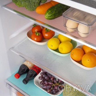 Опис
Антибактеріальні килимки для холодильника забезпечать санітарну безпеку та . . фото 1