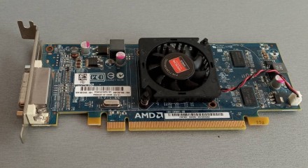 Низькопрофільна відеокарта AMD ATI Radeon HD 3450 256Mb PCI-E x16 c перехідником. . фото 4