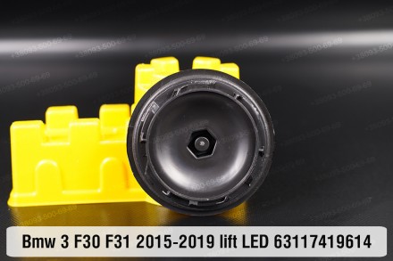 Крышка колпак заглушка фары BMW 3 F30 F31 LED (2015-2019) рестайлинг 63117419614. . фото 3