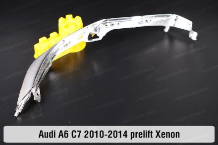 Хромована нижня маска під світловод Audi A6 C7 Xenon (2010-2014) IV покоління до. . фото 5
