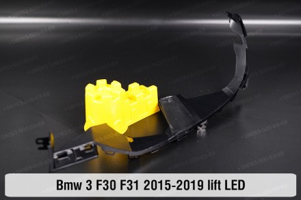 Декоративна маска нижня BMW 3 F30 F31 LED (2015-2019) VI покоління рестайлінг лі. . фото 4