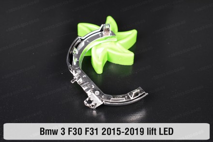 Хромований відбивач світловода малий внутрішній BMW 3 F30 F31 LED (2015-2019) VI. . фото 5
