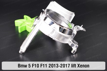 Декоративна маска лінзи велика зовнішня BMW 5 F10 F11 Xenon (2013-2017) VI покол. . фото 4