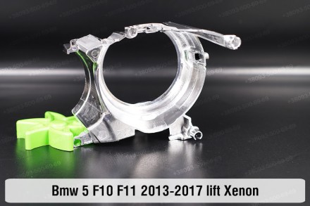 Декоративна маска лінзи велика зовнішня BMW 5 F10 F11 Xenon (2013-2017) VI покол. . фото 3