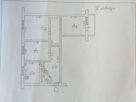 Королева 76. Спецпроект. Кирпичный дом. 55м2. Квартира расположена на 4-м этаже . Киевский. фото 10