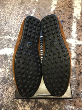 Оригінальні туфлі з натуральної перфорованої замші Cosottinni D98-28C-7C в ідеал. . фото 7