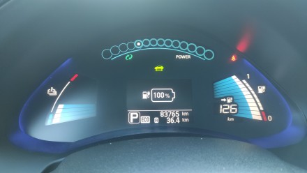 Nissan Leaf 24 kWh (107 к.с.) 2014 року. Пробіг 84тис. Середній запас ходу 120км. . фото 8