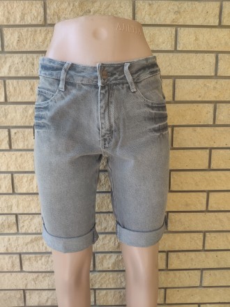 Бриджи женские джинсовые коттоновые с высокой посадкой, маленький размер BILONG,. . фото 2