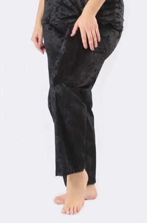 Велюровые штаны женские высокого качества больших и очень больших размеров FYV. . . фото 11