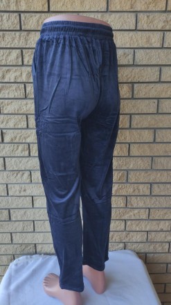 Батальные велюровые домашние, пижамные штаны мужские высокого качества больших и. . фото 9
