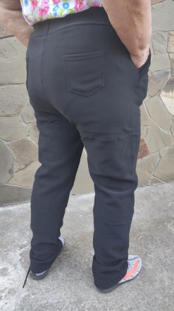 Батальные зимние штаны женские на меху, больших и очень больших размеров FYV. Тк. . фото 9