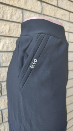 Батальные зимние штаны женские на меху, больших и очень больших размеров FYV. Тк. . фото 10