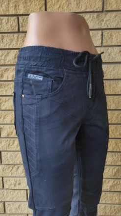 Джоггеры, джинсы с поясом на резинке зимние утепленные, на флисе, стрейчевые уни. . фото 17