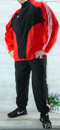 Спортивный костюм мужской ADIDAS, Корея. Очень хорошее качество, ткань 100% поли. . фото 1