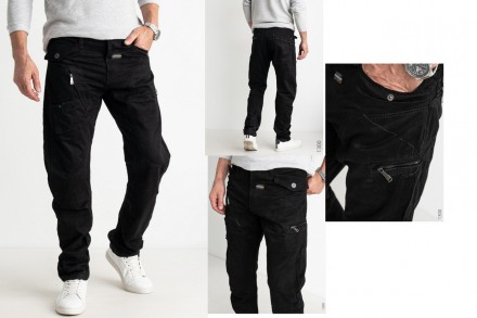 Брюки мужские брендовые коттоновые с накладными карманами "карго" MIGACH, Турция. . фото 3