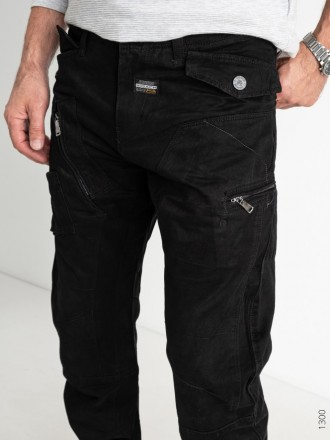 Брюки мужские брендовые коттоновые с накладными карманами "карго" MIGACH, Турция. . фото 7