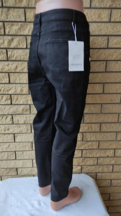 Зимние мужские джинсы на легком флисе стрейчевые LANLANIEE. Состав 75% полиэстер. . фото 11