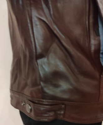 Дубленка, куртка мужская зимняя коричневая из экокожи на меху, есть большие разм. . фото 8