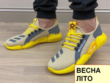 Кроссовки унисекс брендовые весенне-летние FASHION, верх текстиль , подошва-поли. . фото 4