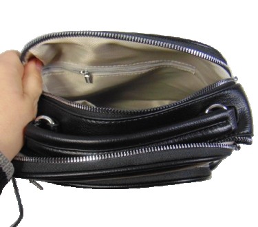 Качественная женская сумка на 3 отделения
Материал - PU (экокожа)
Размеры: 21 х . . фото 7