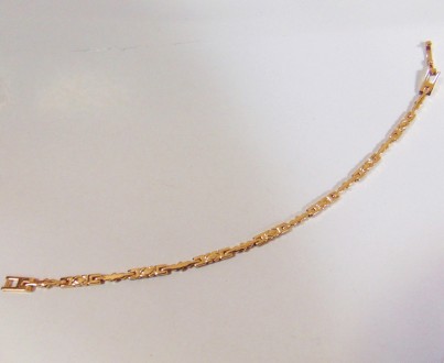 Браслет Xuping из медицинского золота
длина 19,5 см 
ширина 3 мм
Покрытие - позо. . фото 3