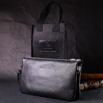 Жіночий чорний сумка- клатч на плече, через плече преміум якості.
Матеріал: м'як. . фото 11