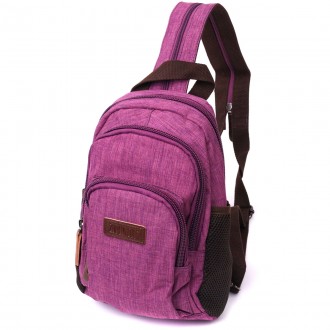 Сумка рюкзак слінг фіолетовий компактний маленький тканинний.
ОСОБЛИВОСТІ: лямки. . фото 2
