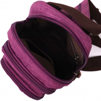 Сумка рюкзак слінг фіолетовий компактний маленький тканинний.
ОСОБЛИВОСТІ: лямки. . фото 9