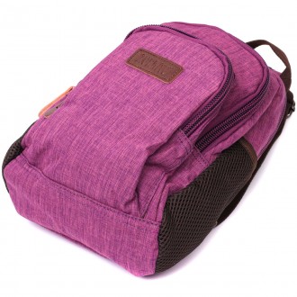 Сумка рюкзак слінг фіолетовий компактний маленький тканинний.
ОСОБЛИВОСТІ: лямки. . фото 6