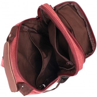 Стильний чорний рюкзак бордовий, з малиновим відтінком.
Особливість: лямки можна. . фото 8