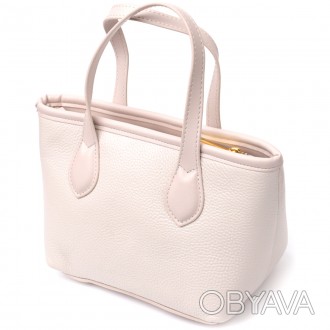 Жіноча елегантна маленька біла сумка пошет, сумочка з натуральної шкіри.
Не дивл. . фото 1