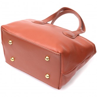 Жіноча елегантна маленька коричнева сумка пошет, сумочка з натуральної шкіри.
Не. . фото 4