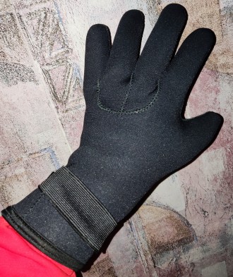 Мужские перчатки для дайвинга, размер-XL, ширина-12см, длина-28см, средний палец. . фото 7