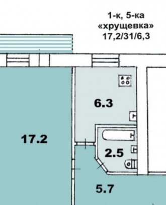 1квартира Екватор, 1квартира, 4поверх, не кутова, тепла, підвал, зелений двір, п. . фото 6