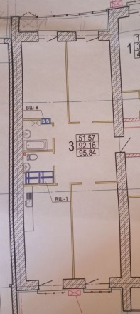 У продажу трьох кімнатна квартира в новобудові ЖК «Овіс» за адресою . Центр. фото 13