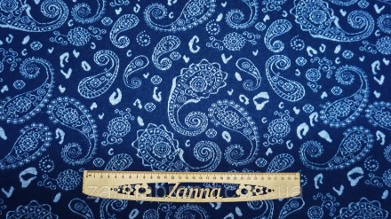  Трикотажная ткань с небольшим начесом цвет темно-синий "Турецкий огурец" - мягк. . фото 2
