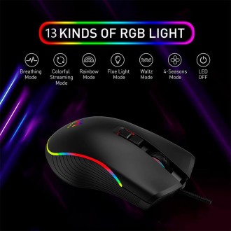 Aikun Optical Gaming Mouse Backlight GX66 |7200DPI|
ЕРГОНОМІЧНІСТЬ ДЛЯ ПОВНОГО К. . фото 9