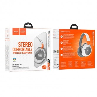 HOCO Adventure BT headphones W43 - бездротові накладні навушники топ якості за х. . фото 7