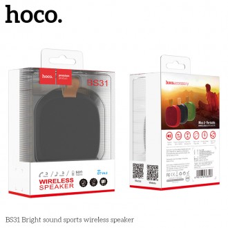 Hoco Bright sound sports BS31 являє собою надкомпактну портативну колонку з чист. . фото 5