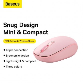 Baseus F01B – це зручна та проста в управлінні бездротова миша. Вказана мо. . фото 10