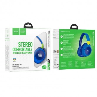 HOCO Adventure BT headphones W43 - бездротові накладні навушники топ якості за х. . фото 3