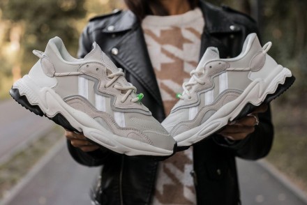 Кроссовки женские серые Adidas Ozweego Adiprene 
Повседневные женские кроссовки . . фото 5