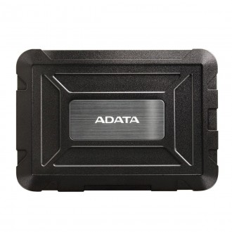 Зовнішній карман A-DATA ED600 міцний та стійкий до ударів із внутрішньою підклад. . фото 2
