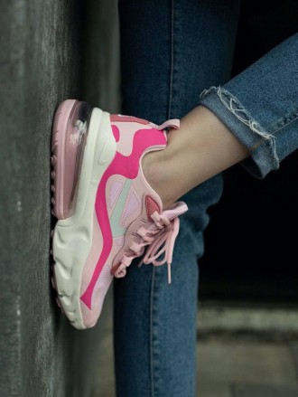 Кроссовки женские розовые Nike 270 React 
Женские кроссовки Найк Реакт 270 в роз. . фото 4