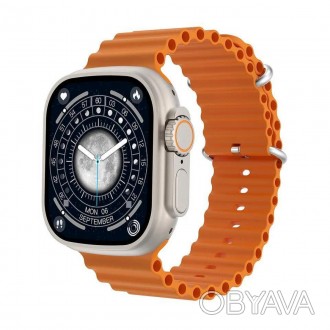 CHAROME T8 Ultra HD Call Smart Watch Orange ─ унікальний та надійний смарт-годин. . фото 1